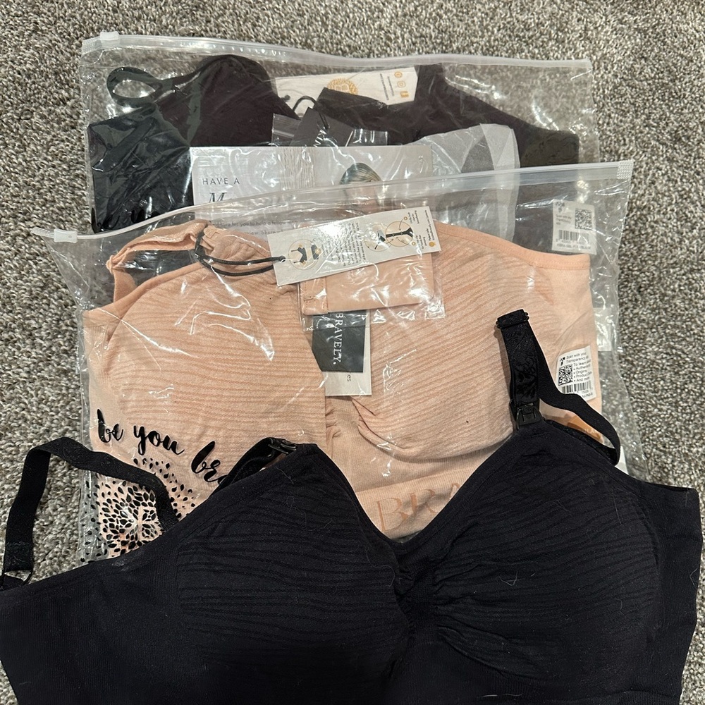 Kindred Bravely Black and Tan Bras